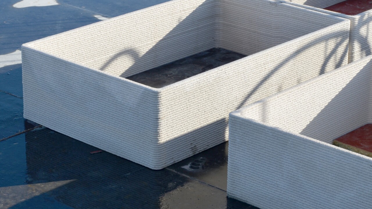 3D-Beton gedruckte Aussparung