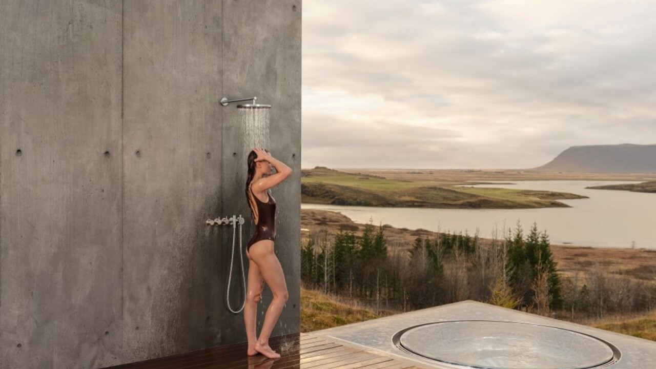 Thermostatmischer mit Regenbrause