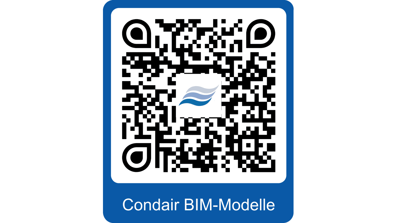 QR-Code für direkten Zugang zu Condair BIM-Modelle