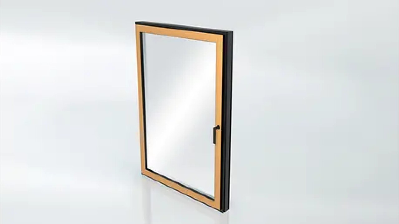 Schüco Aluminium-Holz Fenster AWS Wood Design AWS 75 BS.SI+: aussen langlebig, innen natürlich