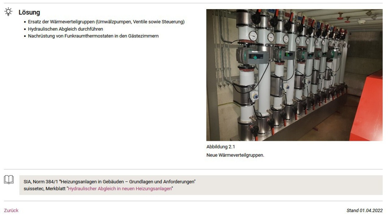 … und die Lösung. (Bild: Screenshot)