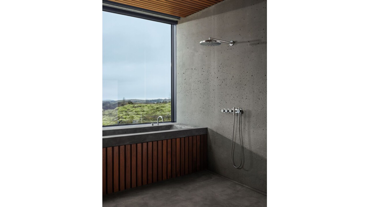 Thermostatmischer mit Regenbrause