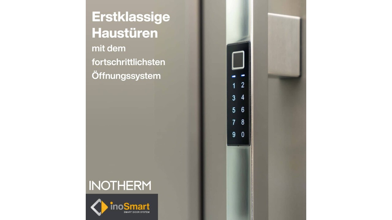 Inotherm Haustüren mit Fingerscan und Smartphone gehen in eine neue Epoche 