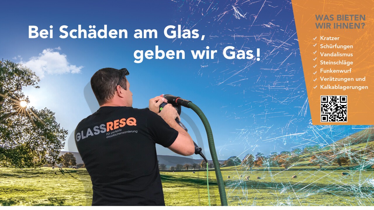 Glassanierung mit GLASSRESQ - für ein nachhaltiges Bauen
