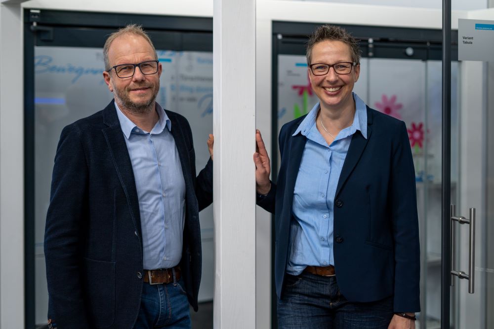 Alexandra und Christian Steigerwald, Geschäfsführer Teufel-Beschlag GmbH