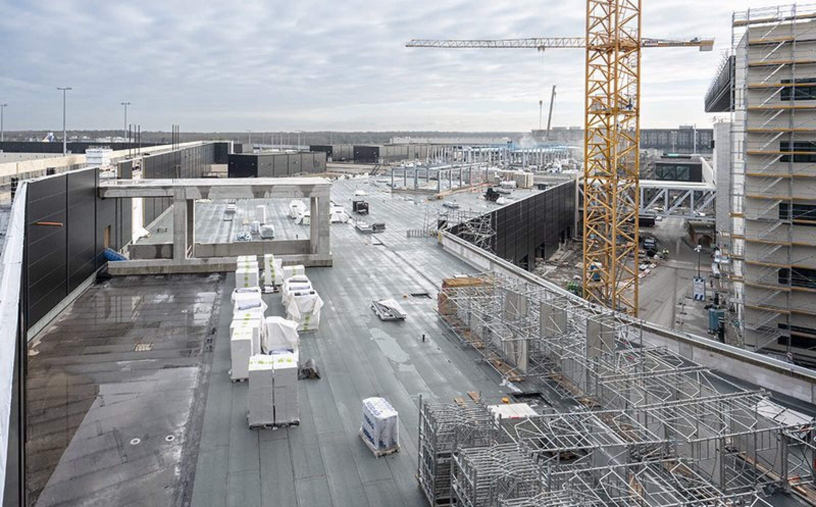 Großbaustelle: Größtes Dachprojekt in der Multipor Geschichte